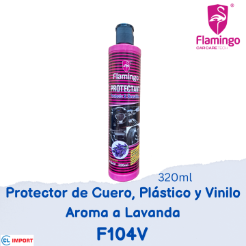 Protector de cuero con aroma a lavanda 320ml Flamingo                                           